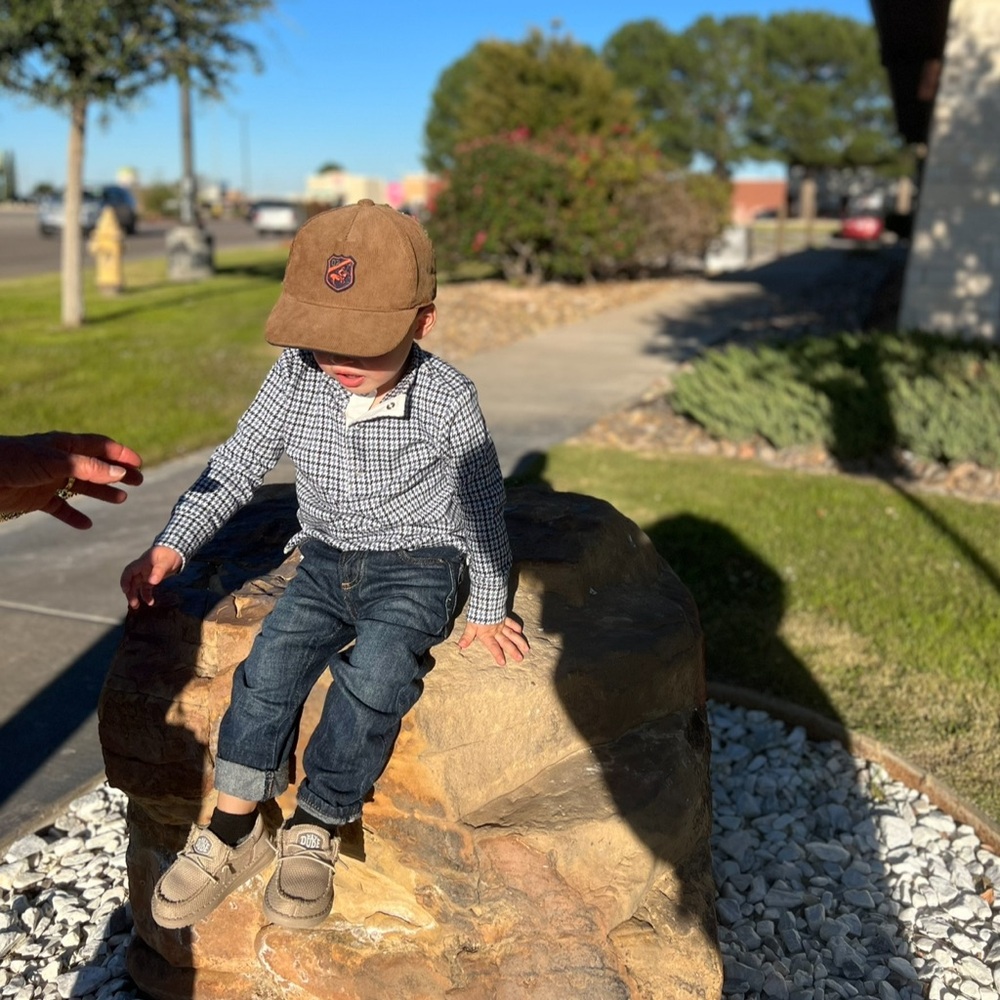 2 long sleeve boy tops. Ralph Lauren black 2t. Gingham long sleeve Janie and jac
